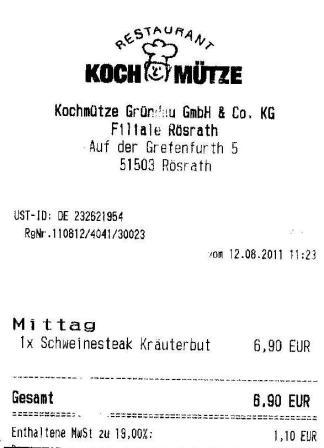 kdgs Hffner Kochmtze Restaurant